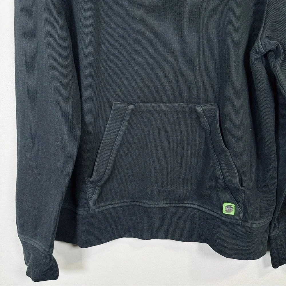 Hugo Boss Cotton Half Zip Ribbed Sweater
